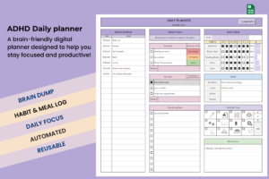 ADHD Daily Planner