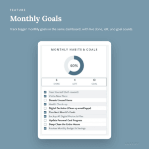 monthly goals